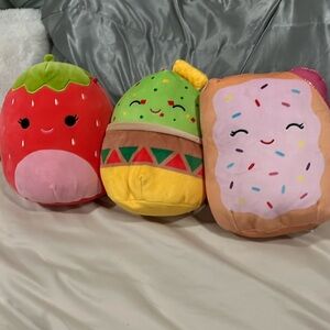 3 food squishmallows ☺️☺️